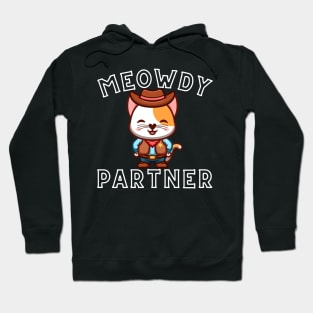 Meowdy Partner Cat Sheriff Hoodie